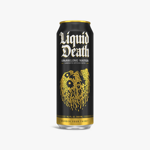 Liquid Death Sparkling Water 19.2oz can