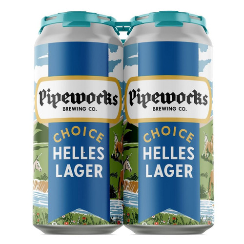 Pipeworks Choice Helles Lager 4pk 16oz can