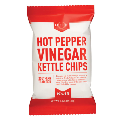 Lillie's Q Hot Pepper Vinegar Kettle Chips 5oz