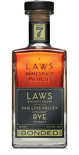 Laws Whiskey House Bonded San Luis Valley 7yr Rye Whiskey 750mL