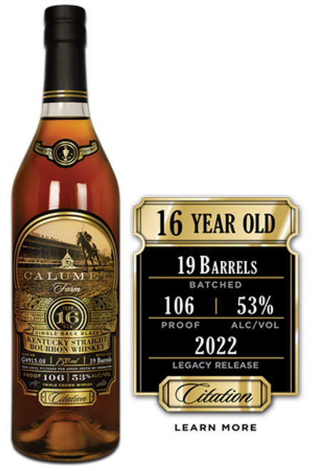Calumet Farm 16yr Kentucky Straight Bourbon 750mL