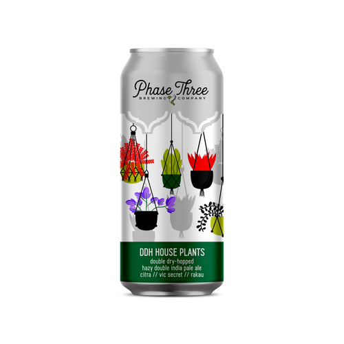 Phase Three DDH House Plants DIPA 16oz can