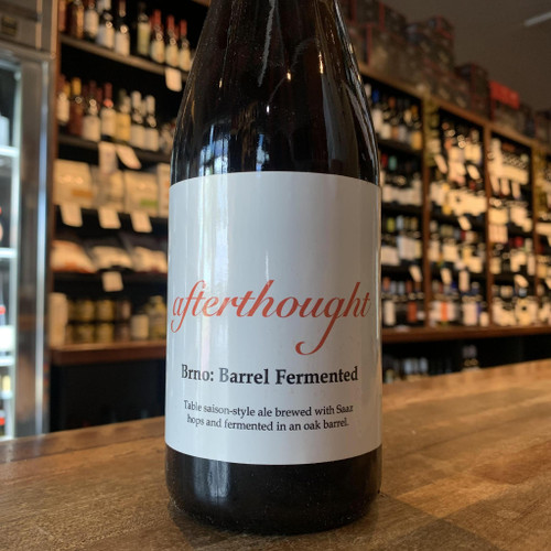 Afterthought Brno: Barrel Fermented Saison 500ml