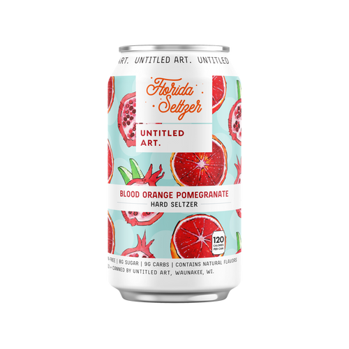 Untitled Art Blood Orange Pomegranate Hard Seltzer 6pk can