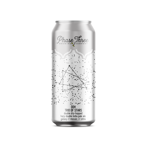 Phase Three DDH Trio Of Stars DIPA 16oz can