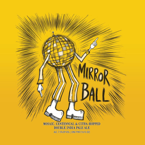 Hop Butcher Mirrorball Hazy DIPA 4pk 16oz can