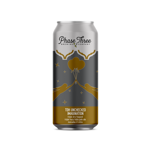 Phase Three TDH Unchecked Imagination Hazy TIPA 4pk 16oz can