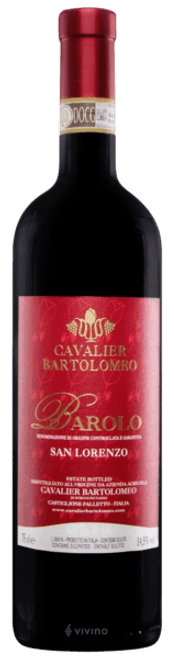 Cavalier Bartolomeo Barolo Altenasso