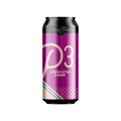 Phase Three P3 Czech-Style Lager 4pk 16oz can