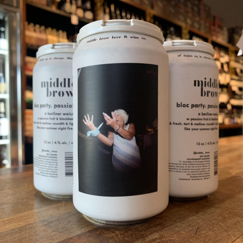 Middle Brow Bloc Party: Passion 4pk 12oz can