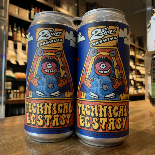 2nd Shift Technical Ecstasy Pilsner 4pk 16oz cans