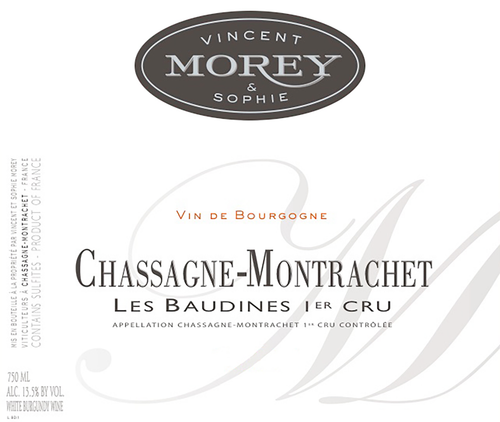 Vincent et Sophie Morey Chassagne-Montrachet Les Baudines 1er Cru