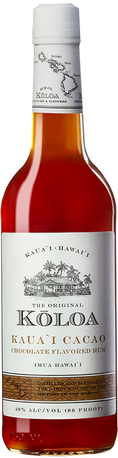 Koloa Kaua'i Chocolate Flavored Rum