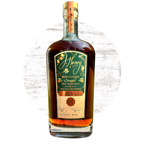 J. Henry Straight Rye Whiskey Reserva Sevillana 750mL