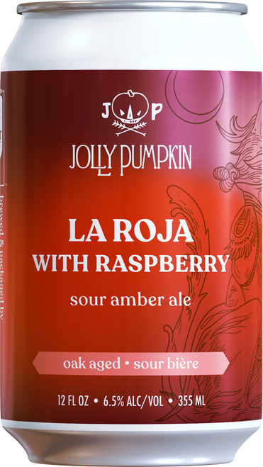 Jolly Pumpkin La Roja with Raspberry Sour Ale 12oz can