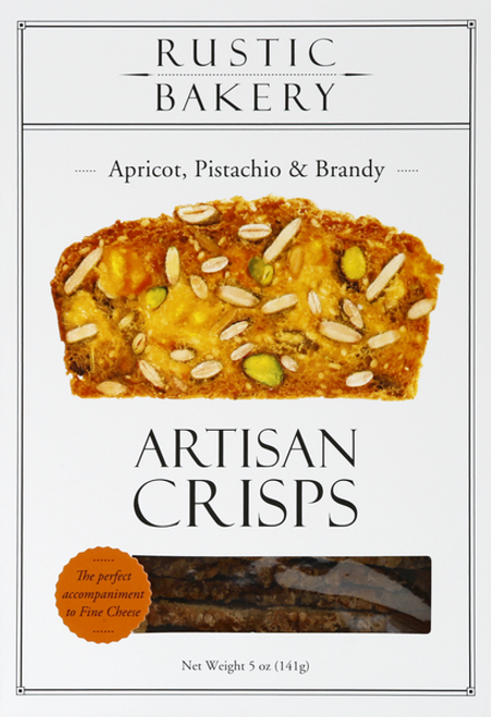 Rustic Bakery Apricot, Pistachio & Brandy Artisan Crisps