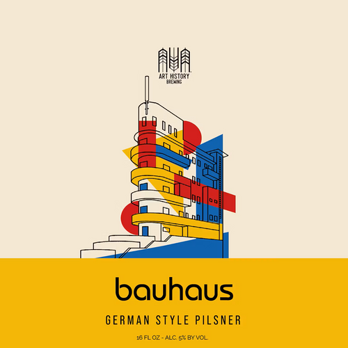 Art History Bauhaus German Pilsner 4pk 16oz can