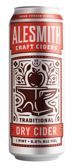 AleSmith Traditional Dry Cider 4pk 16oz can