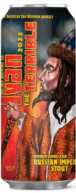Big Sky BA Ivan The Terrible Imperial Stout 19.2oz can