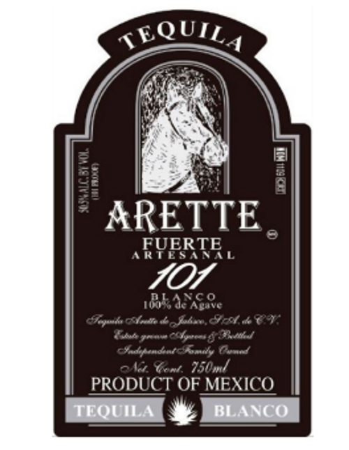 Arette Artesanal Fuerte 101 Blanco Tequila