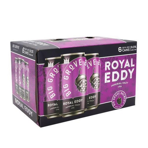 Big Grove Royal Eddy Imperial Hazy IPA 6pk 12oz Cans