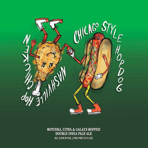 Hop Butcher Chicago Style Hot Dog DIPA 4pk 16oz Can
