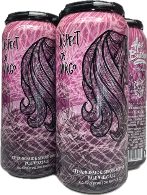 Hop Butcher Aspect Of Virgo Pale Wheat Ale 4pk 16oz Cans