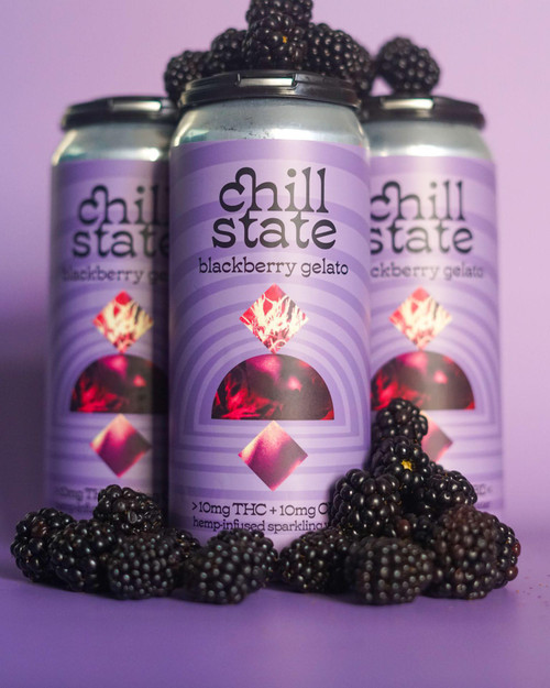 Fair State Chill State Blackberry Gelato 10mg Delta-9 16oz Can