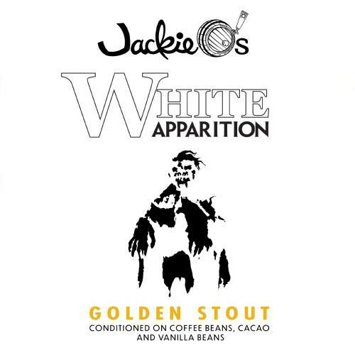 Jackie O's White Apparition Golden Stout 4pk can