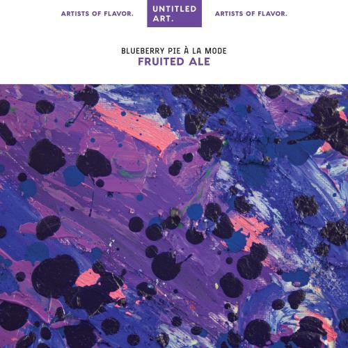 Untitled Art Blueberry Pie A la Mode Fruited Ale 16oz Can