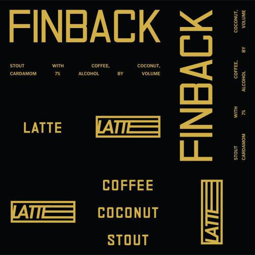 Finback Latte Coffee Coconut Stout 4pk 16oz Cans