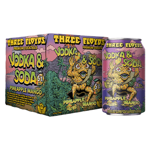 Three Floyds Vodka & Soda: Coconut Lime 4pk