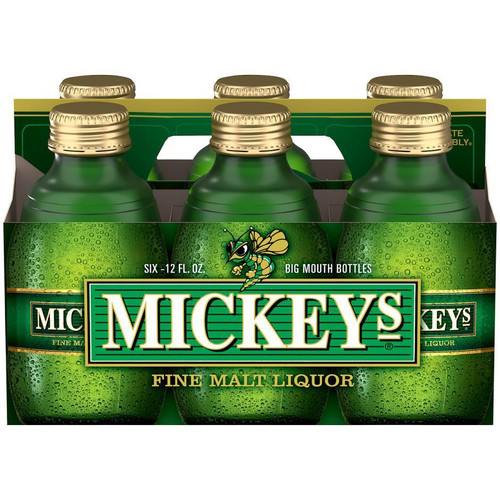 Mickey's Fine Malt Liquor Big Mouth Bottles 6pk