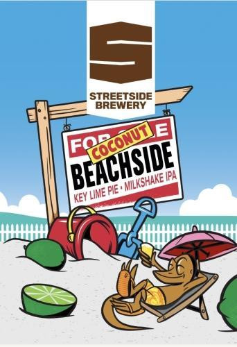 Streetside Coconut Beachside Milkshake IPA 16oz Can