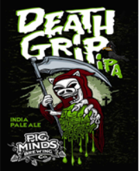 Pig Minds Death Grip West Coast IPA 4pk 16oz Cans