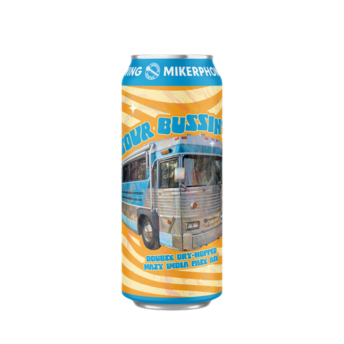 Mikerphone Tour Bussin DDH Hazy DIPA 16oz Can