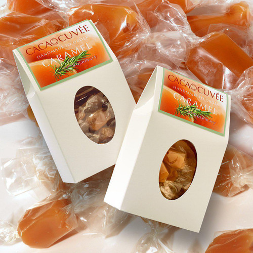 Cacao Cuvee Rosemary Caramel 8oz Box