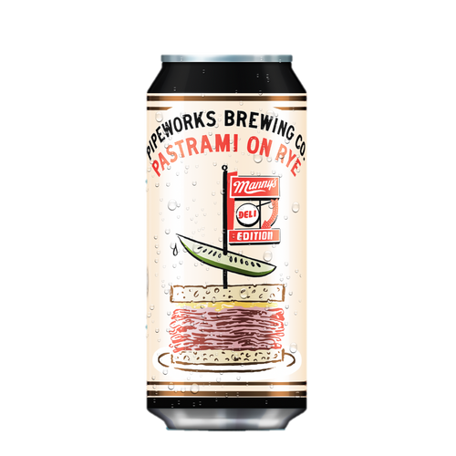 Pipeworks Pastrami on Rye: Manny's Edition 4pk 16oz can