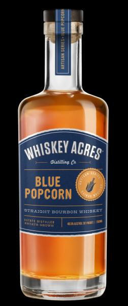Whiskey Acres Blue Popcorn Straight Bourbon Whiskey 750mL