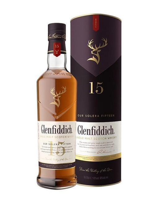 Glenfiddich 15yr Single Malt Scotch Whisky 750mL