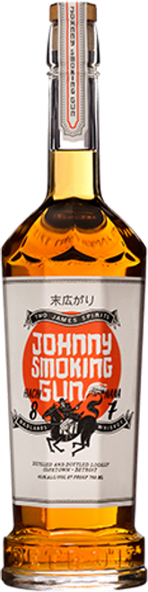 Two James Johnny Smoking Gun American Whiskey 750mL