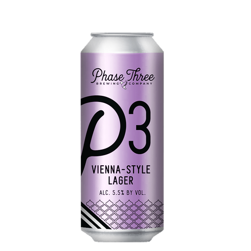 Phase Three P3 Vienna-Style Lager 4pk 16oz can