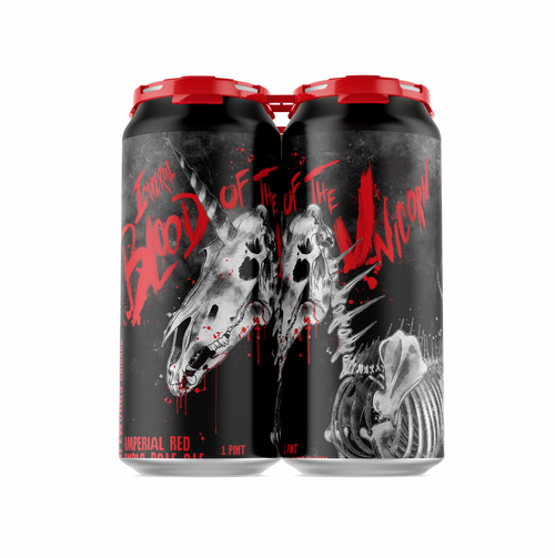 Pipeworks Imperial Blood Of The Unicorn Imperial Red IPA 4pk 16oz can