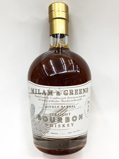 Milam and Greene Single Barrel Bourbon Whiskey