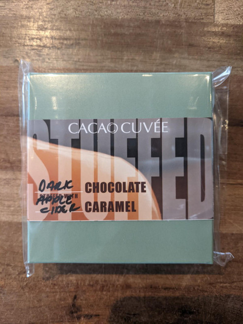 Cacao Cuvee Apple Cider Caramel Stuffed Dark Chocolates 16pc
