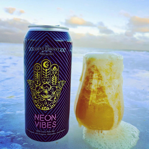 Saint Errant Neon Vibes DDH IPA 4pk 16oz cans