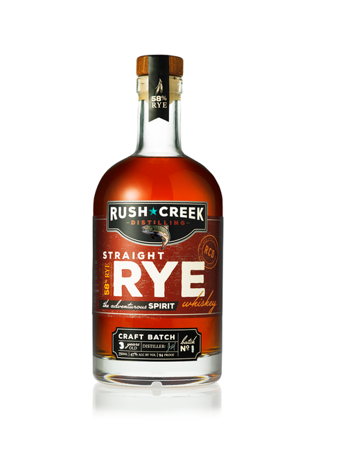 Rush Creek Straight Rye Whiskey 750mL