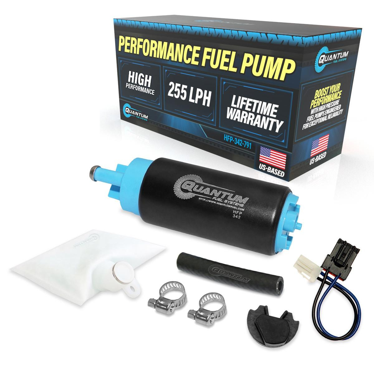 255LPH Fuel Pump w/ Installation Kit - Automotive Performance