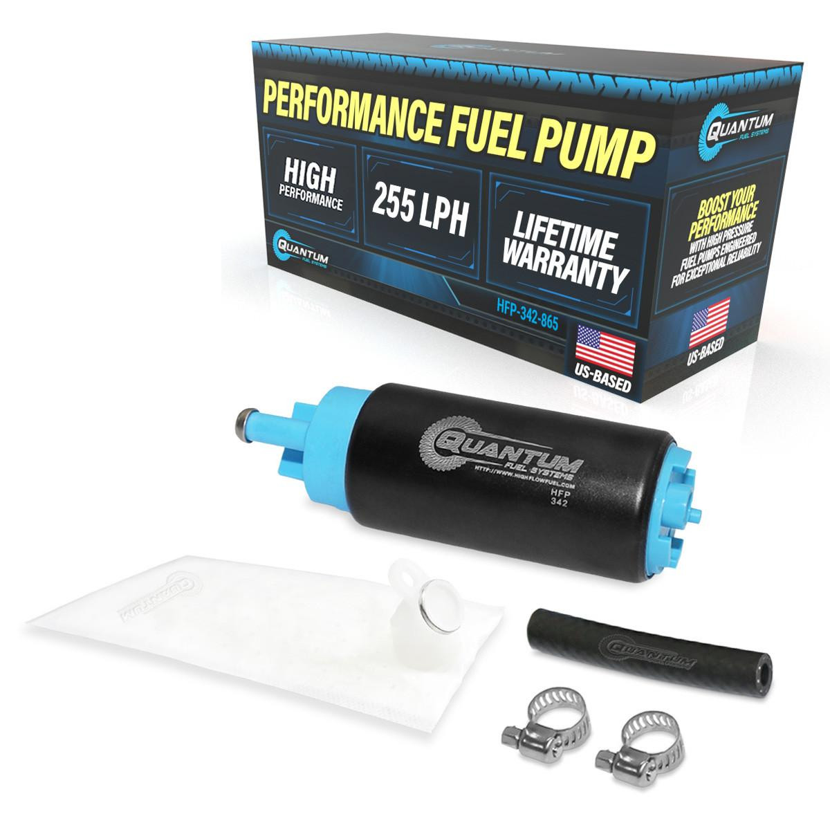 255LPH Fuel Pump w/ Installation Kit - Automotive Performance