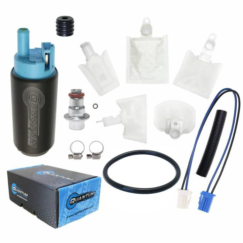 ベルソス VS-HF1200 255 LPH Fuel Pump w/ Fuel Pressure Regulator, Tank Seal, Strainer